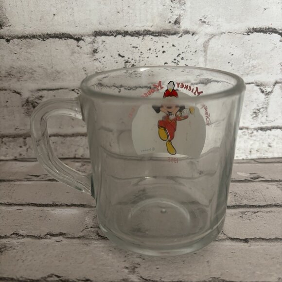 Vintage 1955 Disney Mickey Mouse Club Glass 8oz - Picture 2 of 2